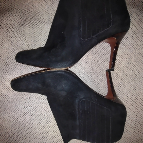 Coach suede heeled boots - Picture 4 of 7